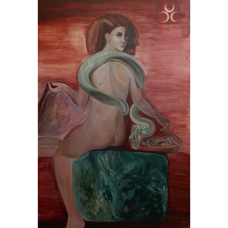 The Giantess; after Pompeii frescoes and Goya