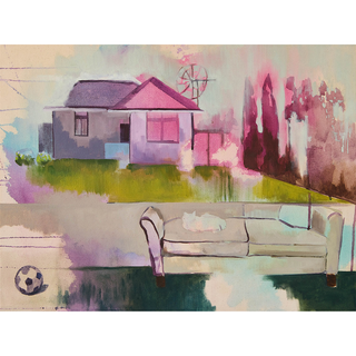 "You should play inside, the lawn's too neat"